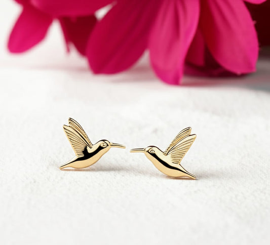 Dainty Hummingbird Earrings