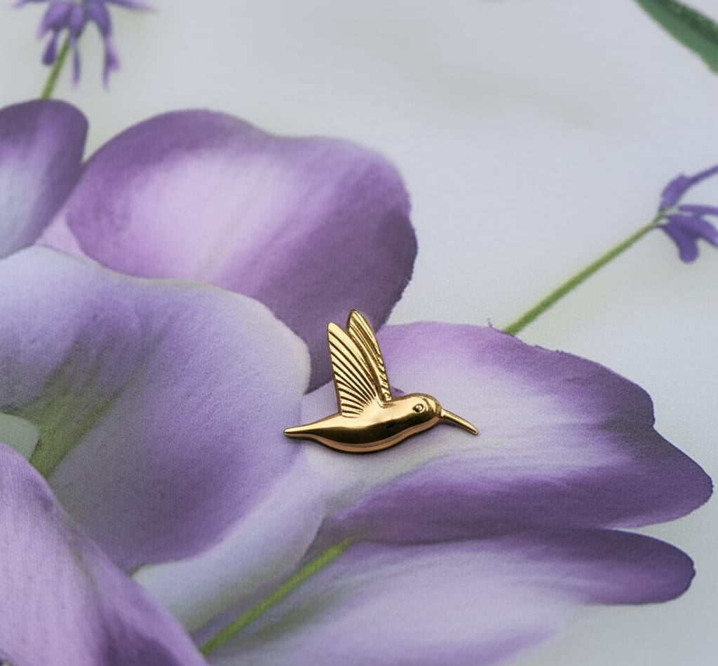 Dainty Hummingbird Earrings