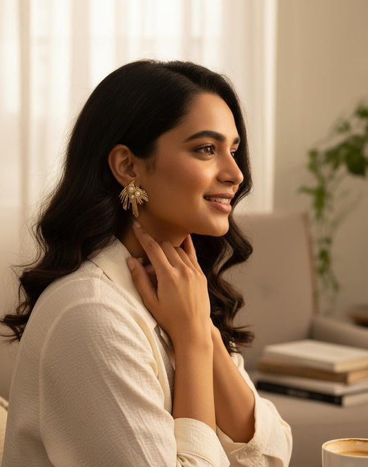 Celestial Pearl Earrings