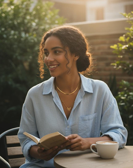 Golden Serenity Layered Necklace