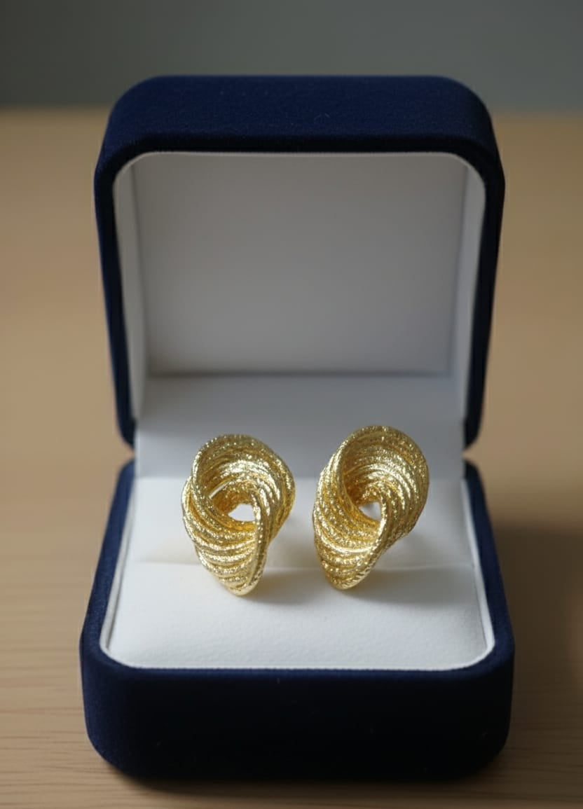 The Ethereal Wave Drop Earrings