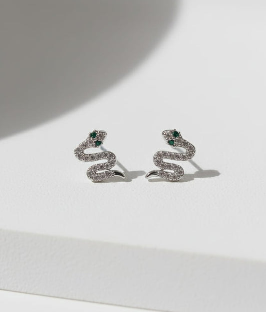 The Serpentine Dangle Hoops