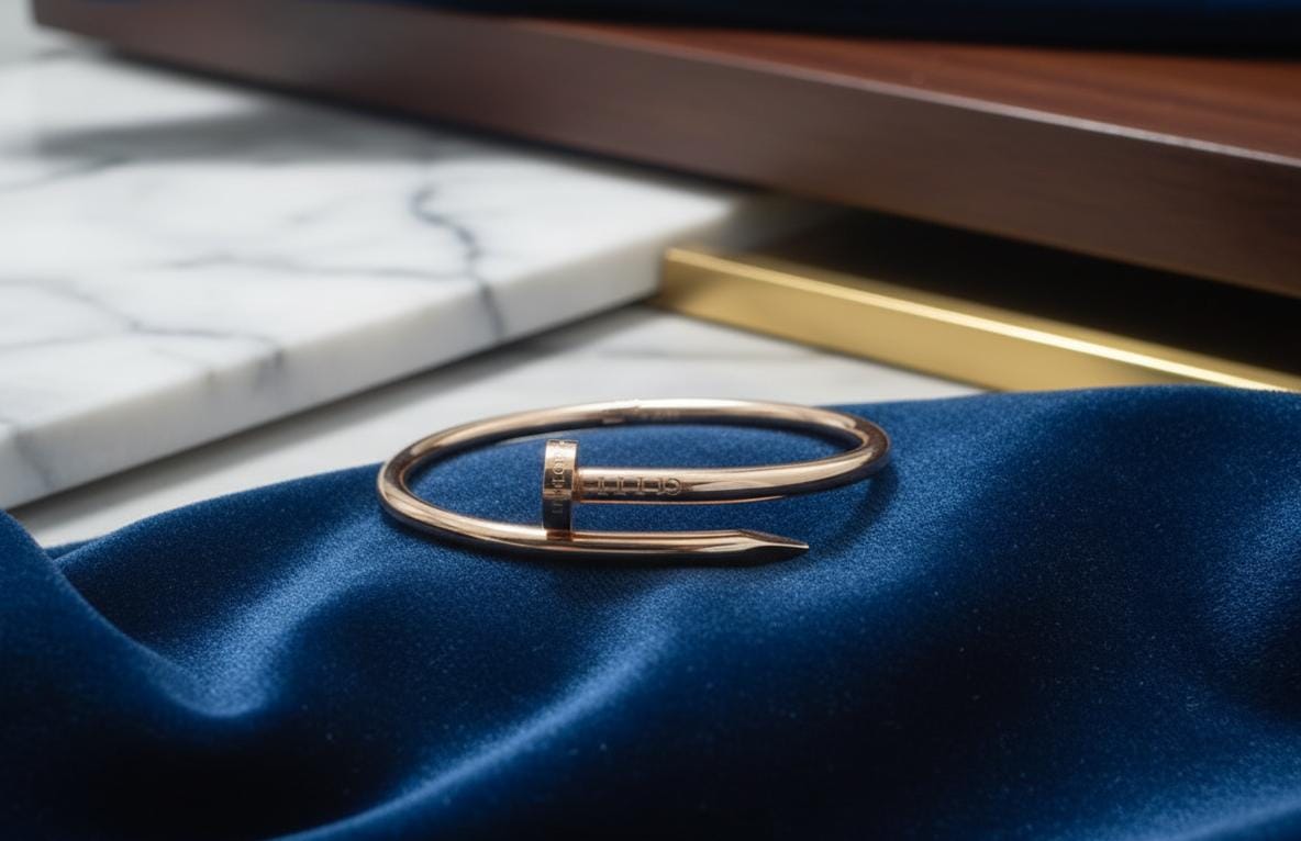 The Clou Rose Gold Nail Cuff
