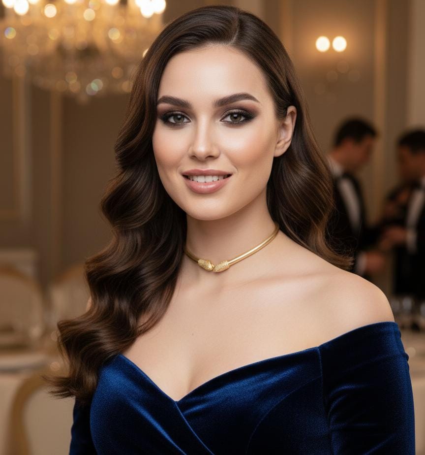 2-in-1 Gold Snake Coil Bracelet & Choker