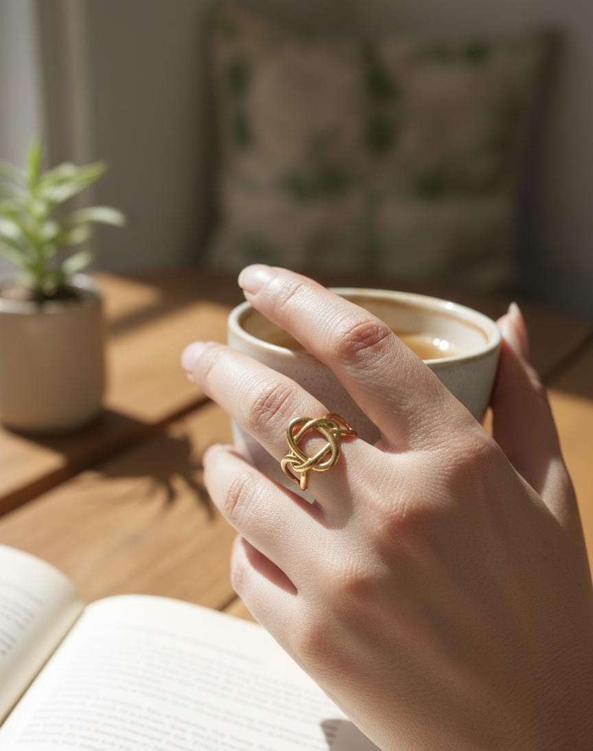 Celtic Knot Gold Ring