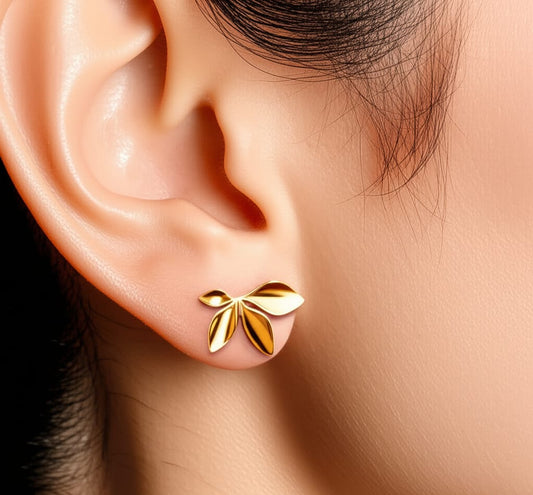Gold Leaf Earrings