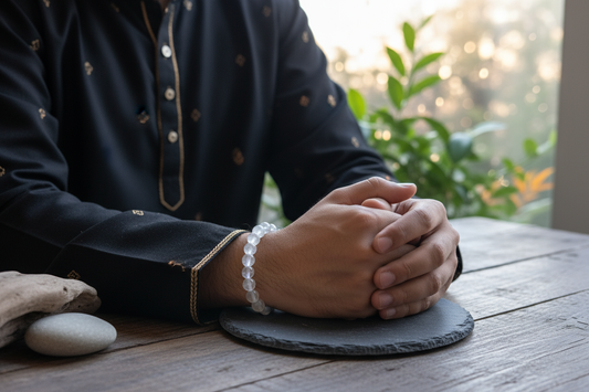 Clear Quartz Crystal Bracelet