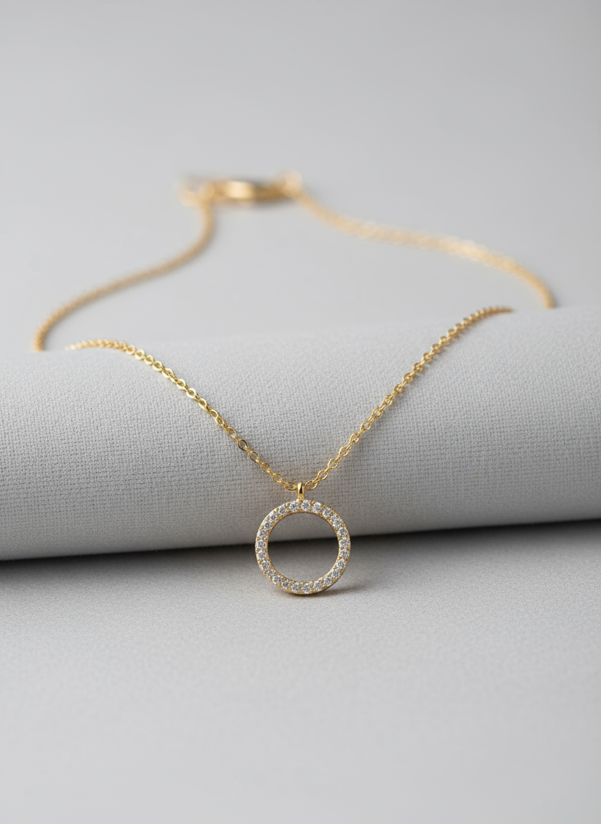 The "Radiance" Anti-Tarnish 18K Gold Plated Necklace