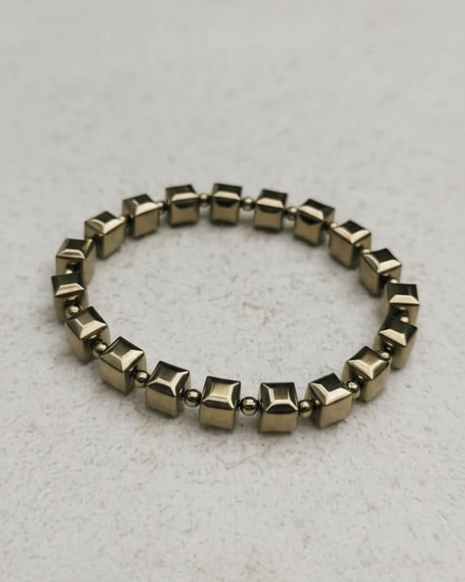 Golden Hematite Bracelet