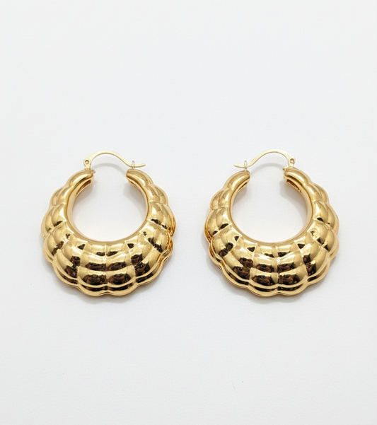 Golden Sunbeam Hoops