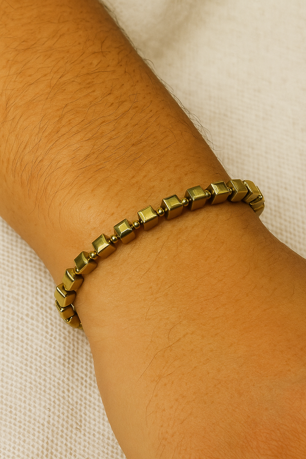 Golden Hematite Bracelet