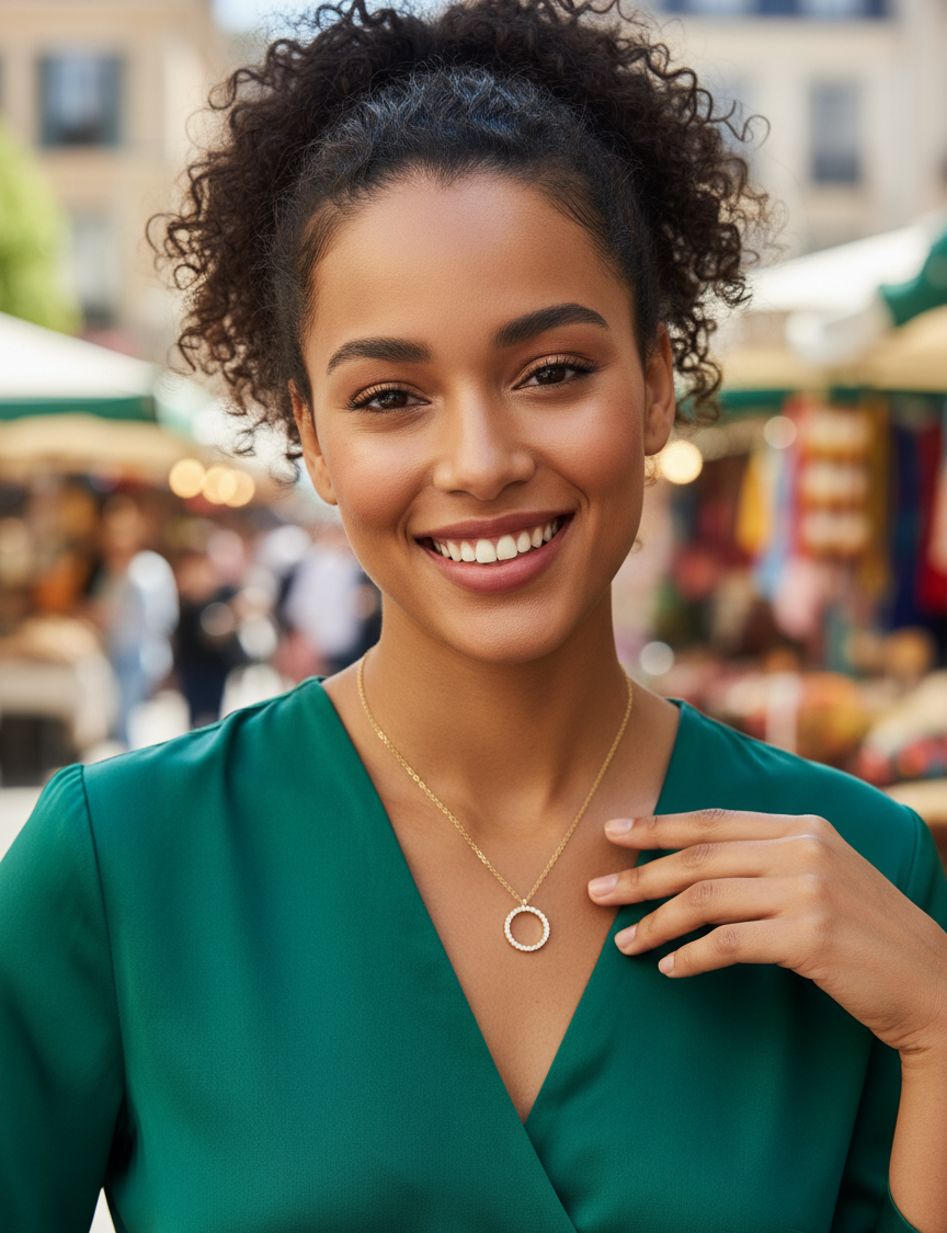 The "Radiance" Anti-Tarnish 18K Gold Plated Necklace