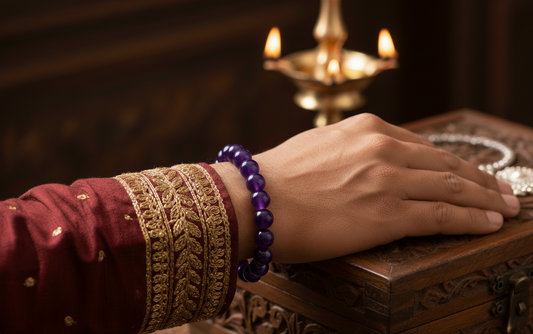 Amethyst  Crystal Bracelet