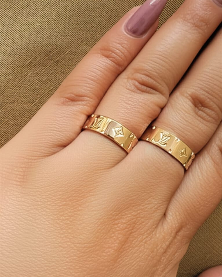 Timeless Monogram Band Ring