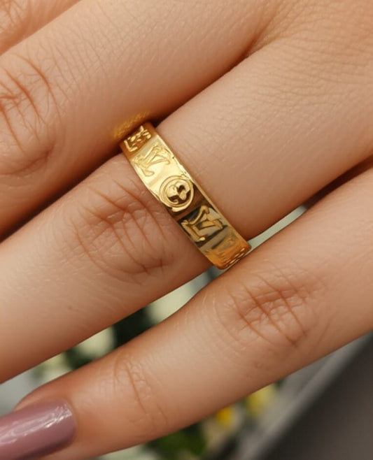 Timeless Monogram Band Ring