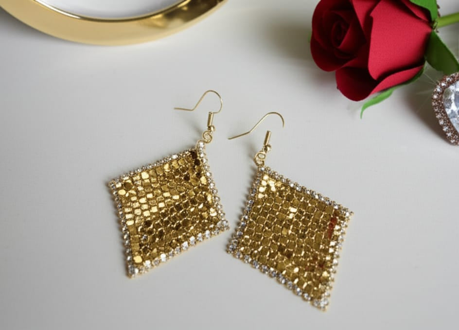 Gold Geometric Earrings