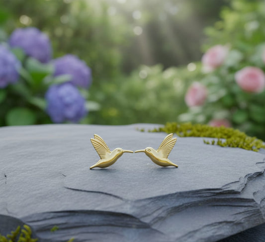 Dainty Hummingbird Earrings