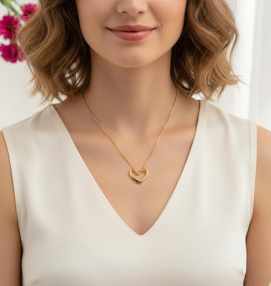 Everyday Gold Heart ❤️ Necklace