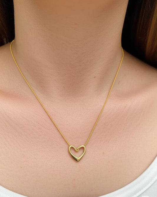 Everyday Gold Heart ❤️ Necklace