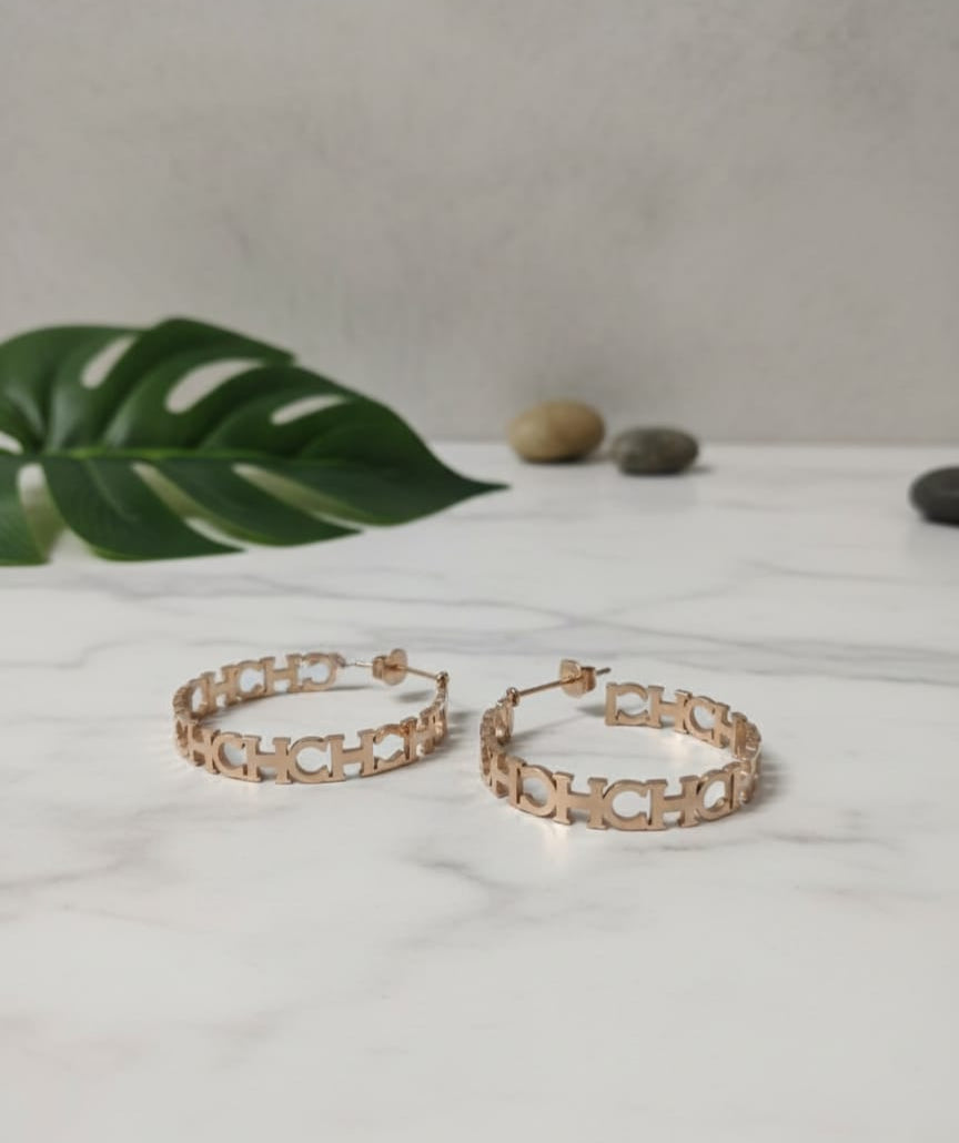 CHCH Hoop Earrings