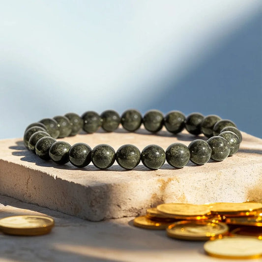 Natural Pyrite Bracelet - Attracts Wealth