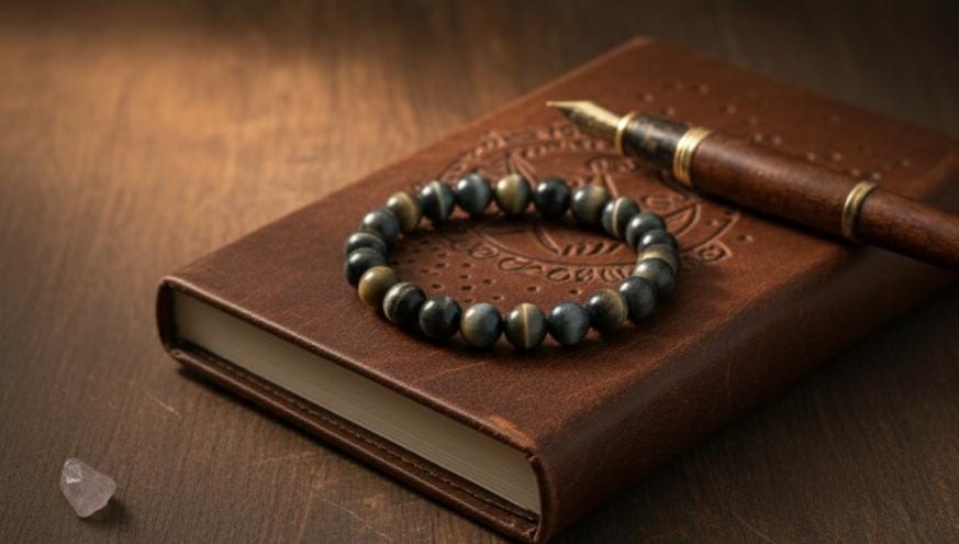 Golden Blue Tiger's Eye Bracelet