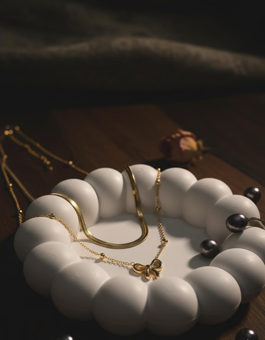 Golden Serenity Layered Necklace