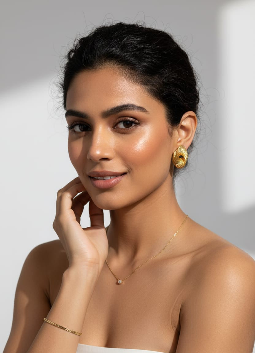 The Ethereal Wave Drop Earrings