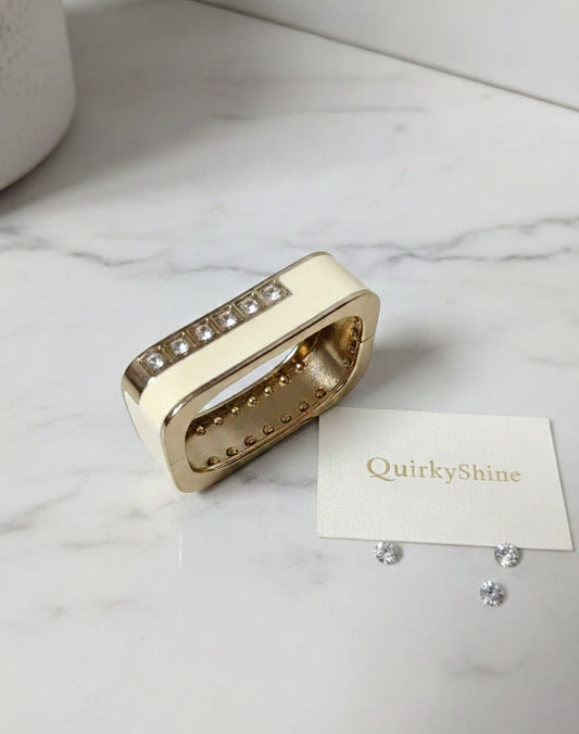 Adjustable Crystal Bar Bracelet