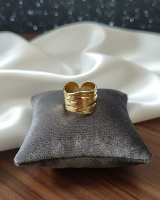 Wide Gold Ring