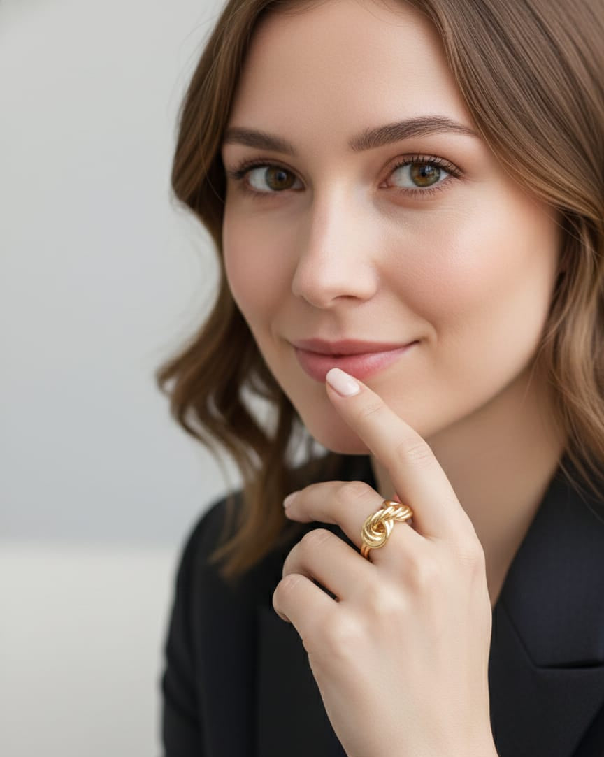 Eternal Infinity Gold Anti-Tarnish Ring