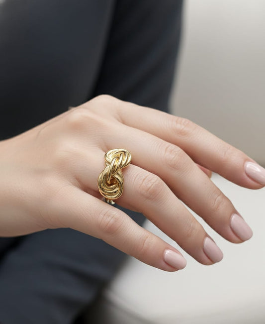 Eternal Infinity Gold Anti-Tarnish Ring