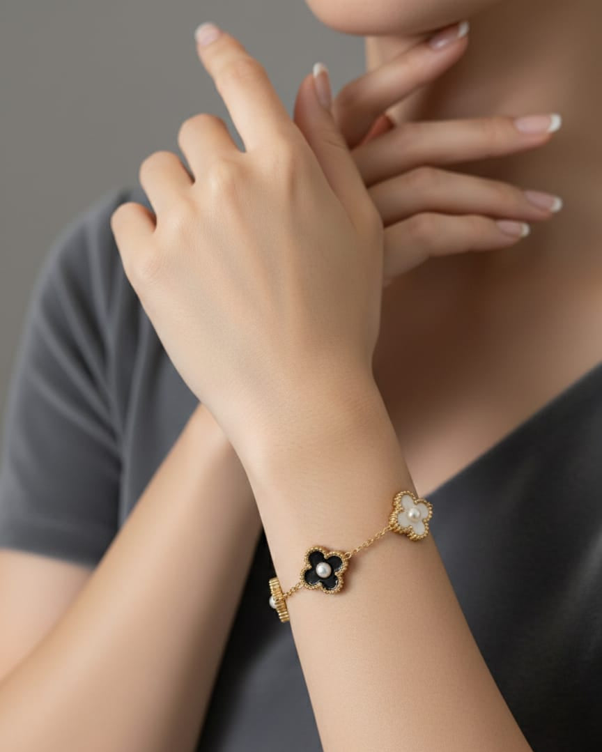 Multi-Color Clover Bracelet