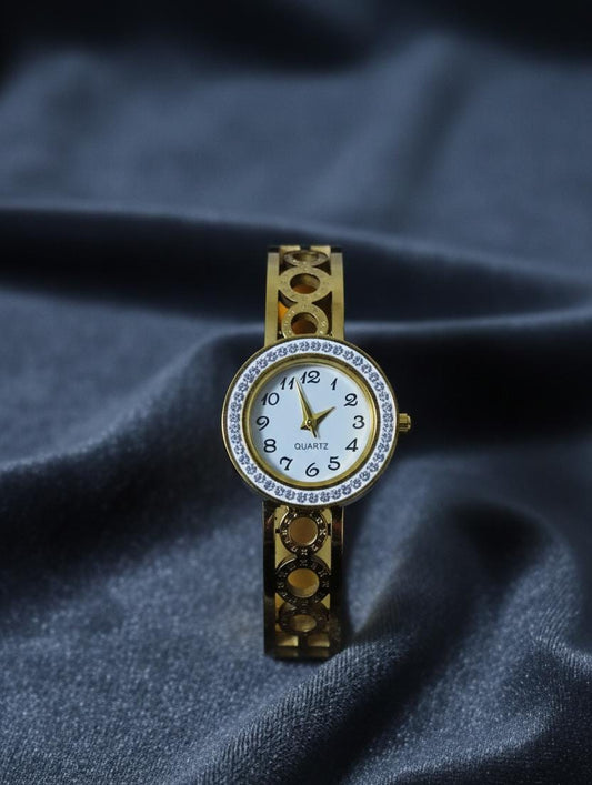 Aurora Gold Anti-Tarnish Adjustable Watch Bracelet