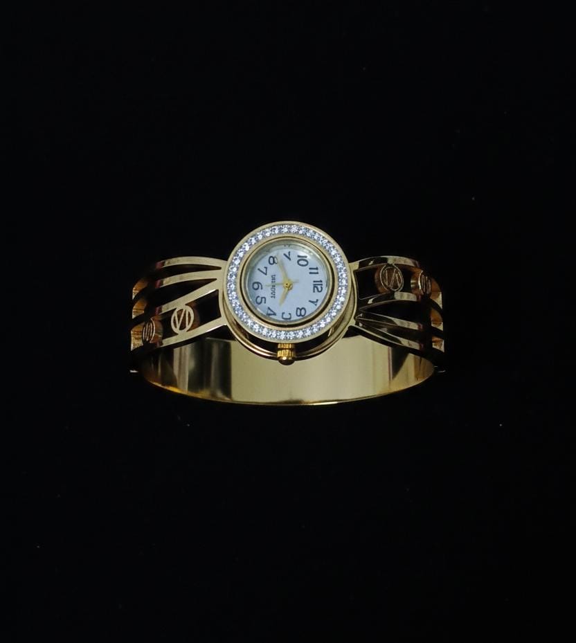 Radiant Gold Anti-Tarnish Openable Watch Bracelet