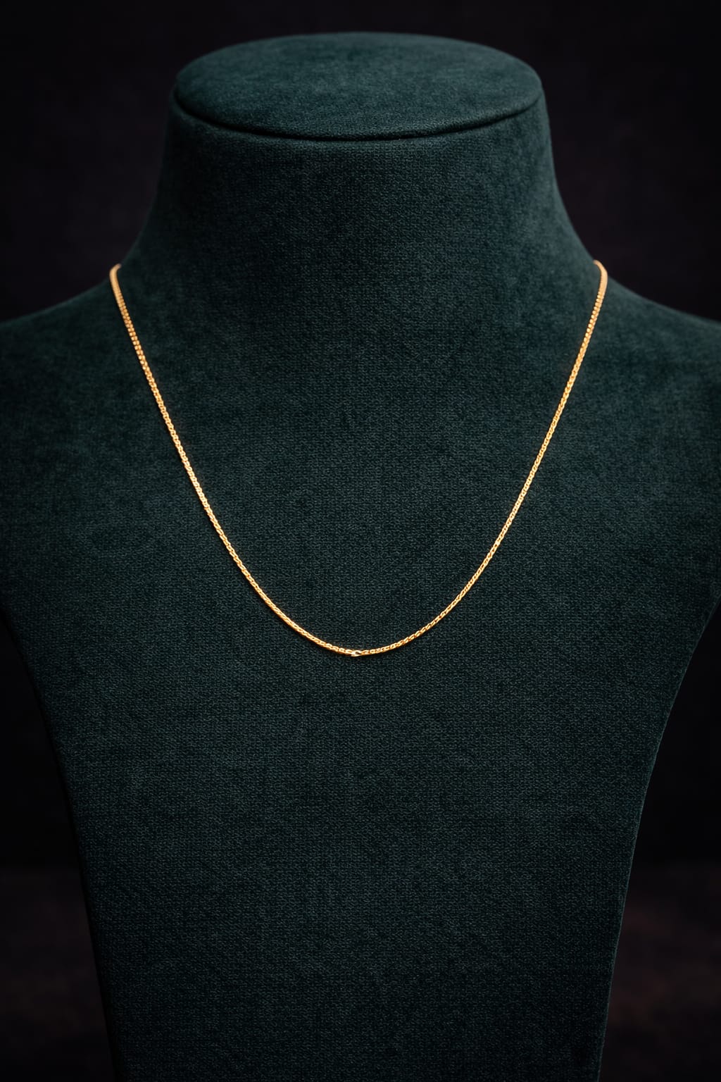 Minimal Gold Plated Sleek Chain Neckchain for Women