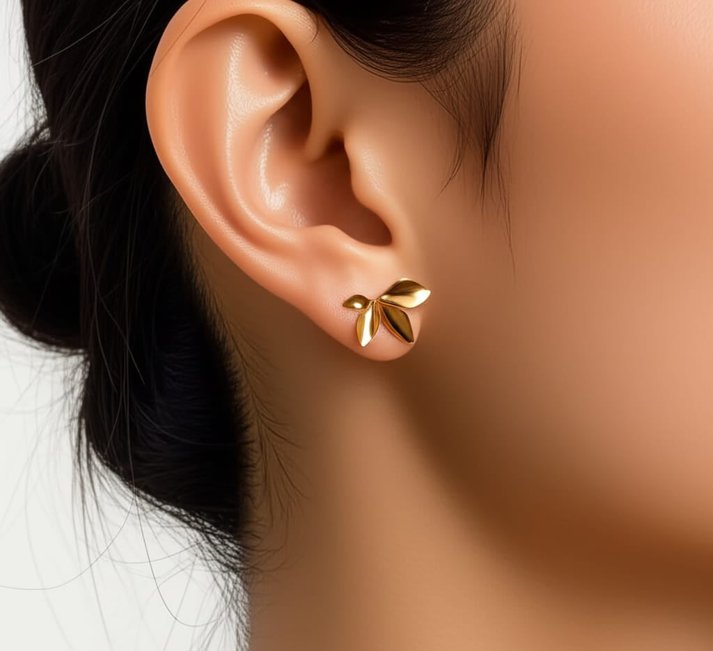 Gold Leaf Earrings