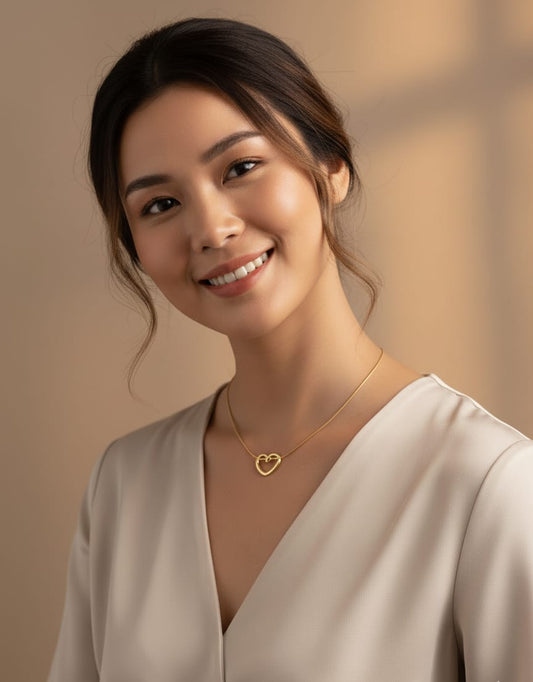 Everyday Gold Heart Necklace