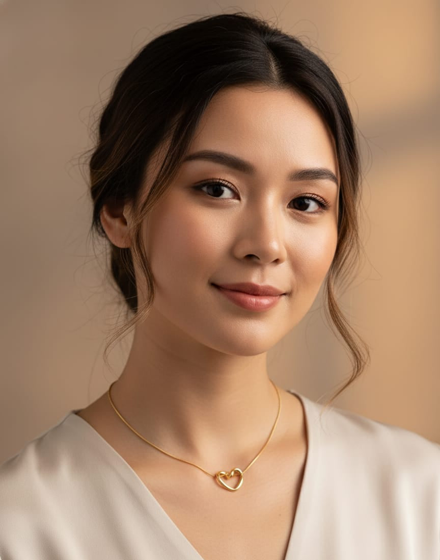 Everyday Gold Heart Necklace