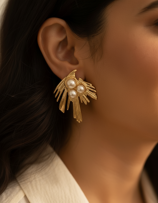 Celestial Pearl Earrings