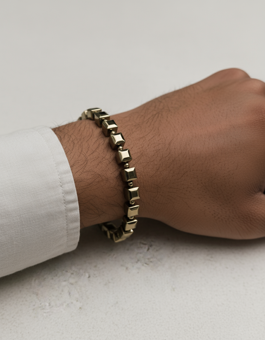 Golden Hematite Bracelet