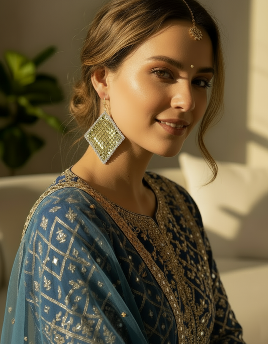Gold Geometric Earrings