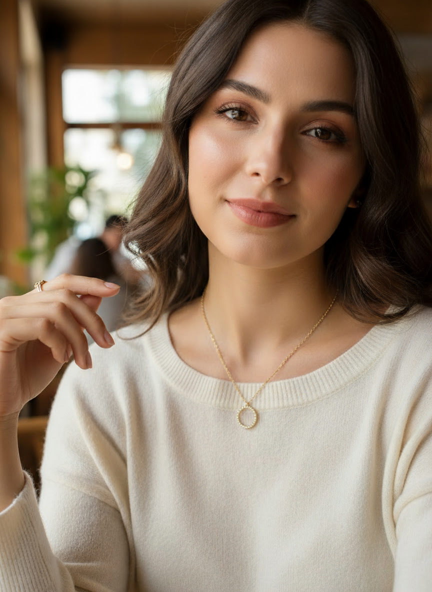 The "Radiance" Anti-Tarnish 18K Gold Plated Necklace